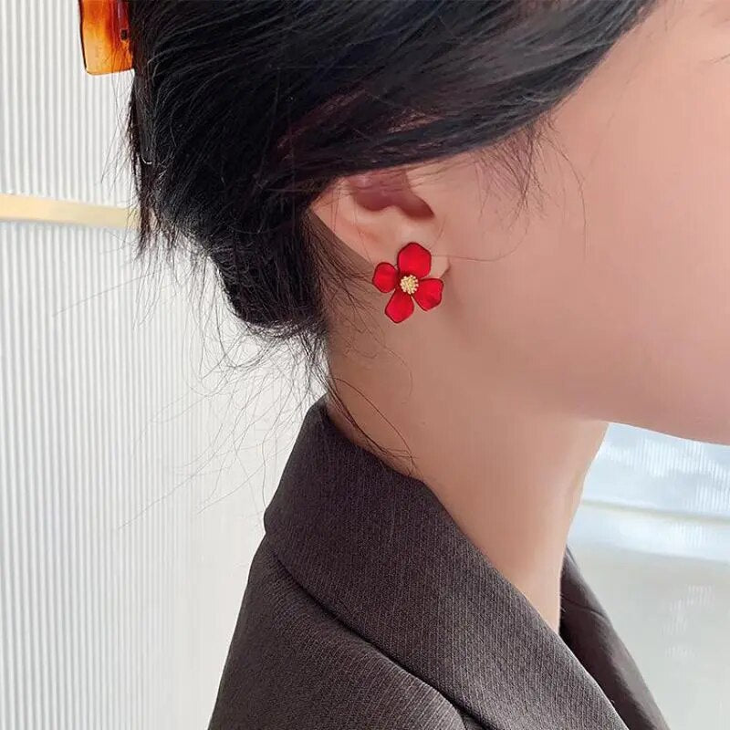 Cute Small Flower Earrings