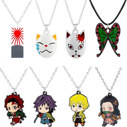 Anime Demon Slayer Kimetsu No Yaiba Kamado Tanjirou Necklace