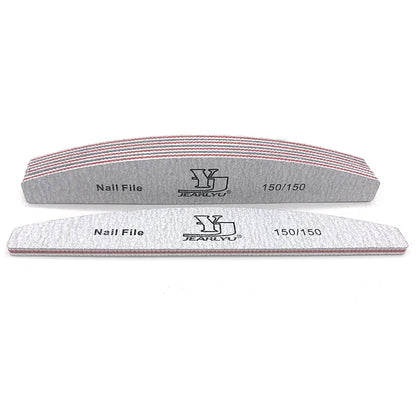 5 Pcs 80 100 150 180 240 Grit Nail Files