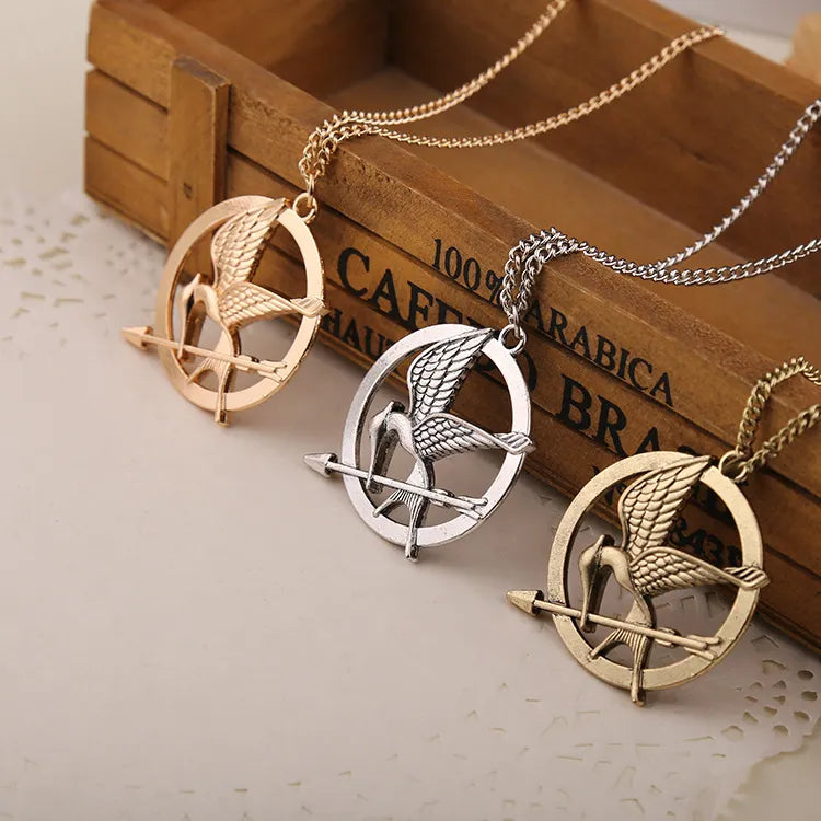 Movie Jewelry The Hunger Games Bird Necklace