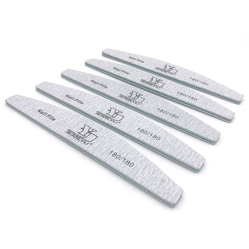 5 Pcs 80 100 150 180 240 Grit Nail Files