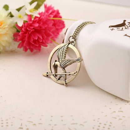 Movie Jewelry The Hunger Games Bird Necklace