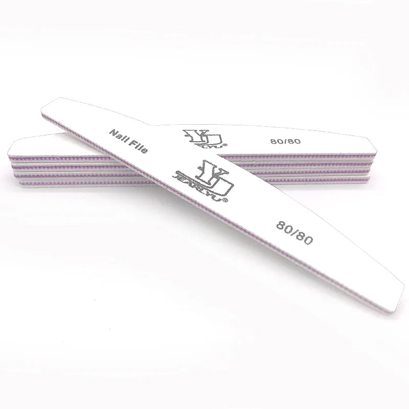 5 Pcs 80 100 150 180 240 Grit Nail Files