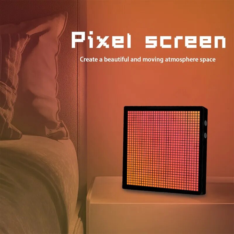 App-Controlled LED Pixel Display with Custom Text, Patterns & Animations