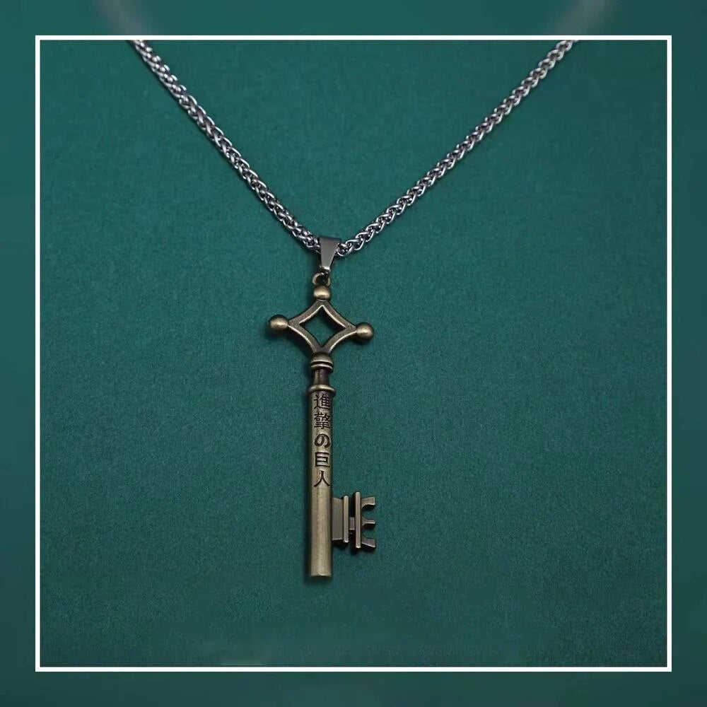 Attack on Titan Key Pendant Necklace