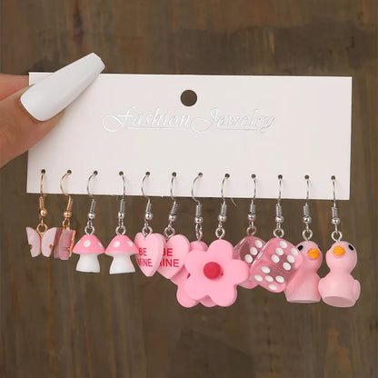Cute Earring Set Assortment