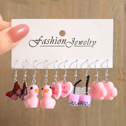 Cute Earring Set Assortment