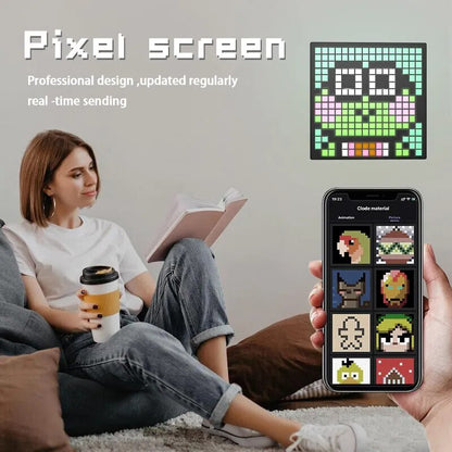 App-Controlled LED Pixel Display with Custom Text, Patterns & Animations