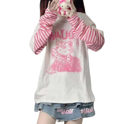 Long Sleeved Hello Kitty T-shirt